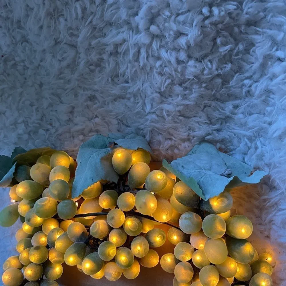 GKI Bethlehem Lighting Green Triple Grape Cluster Rice Lights in Original Box